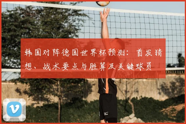 韩国对阵德国世界杯预测：首发猜想、战术要点与胜算及关键球员